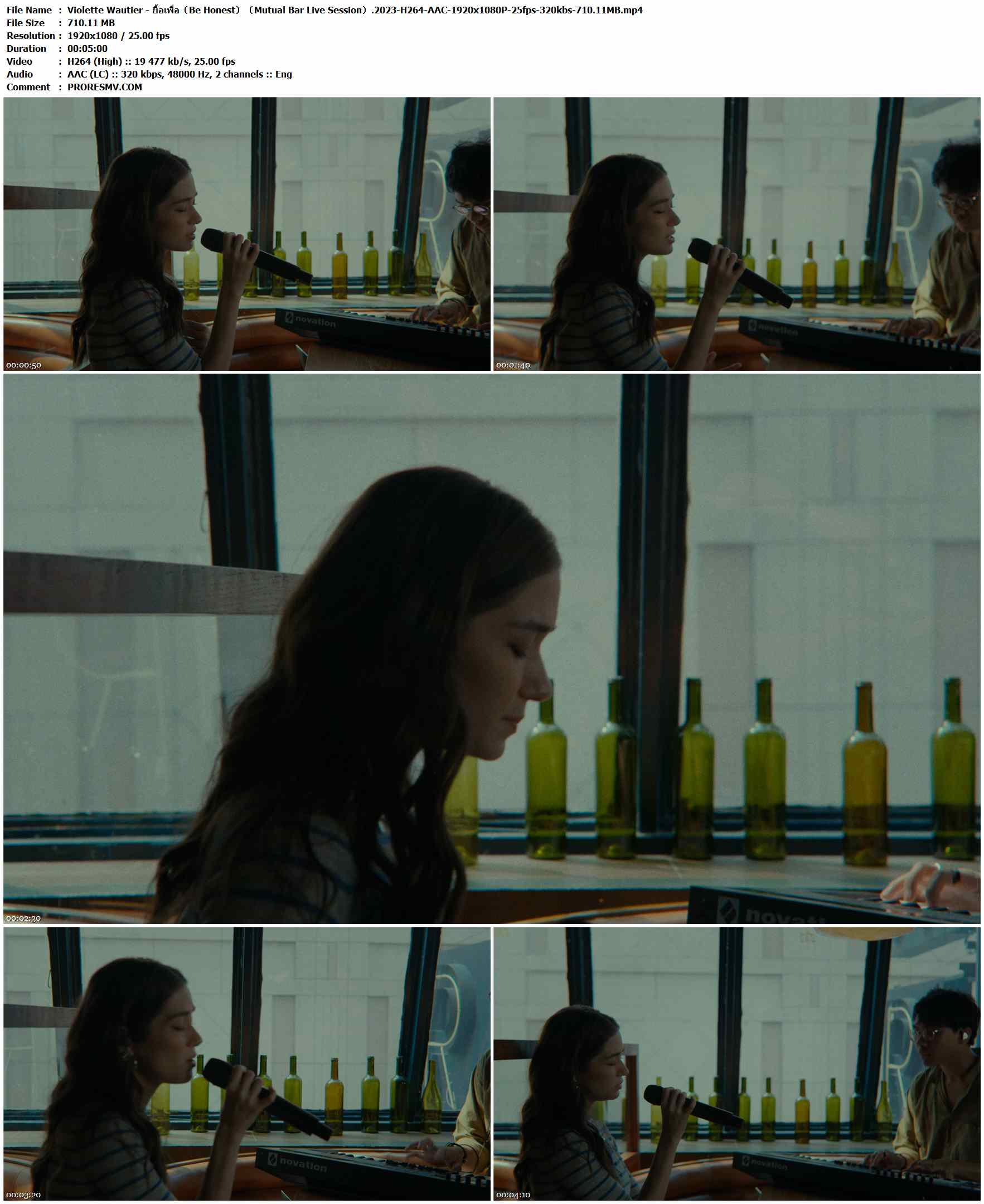 Violette Wautier - ยื้อเพื่อ（Be Honest）（Mutual Bar Live Session）.2023-H264-AAC-1920x1080P-25fps-320kbs-710.11MB官方MV_高清MV
